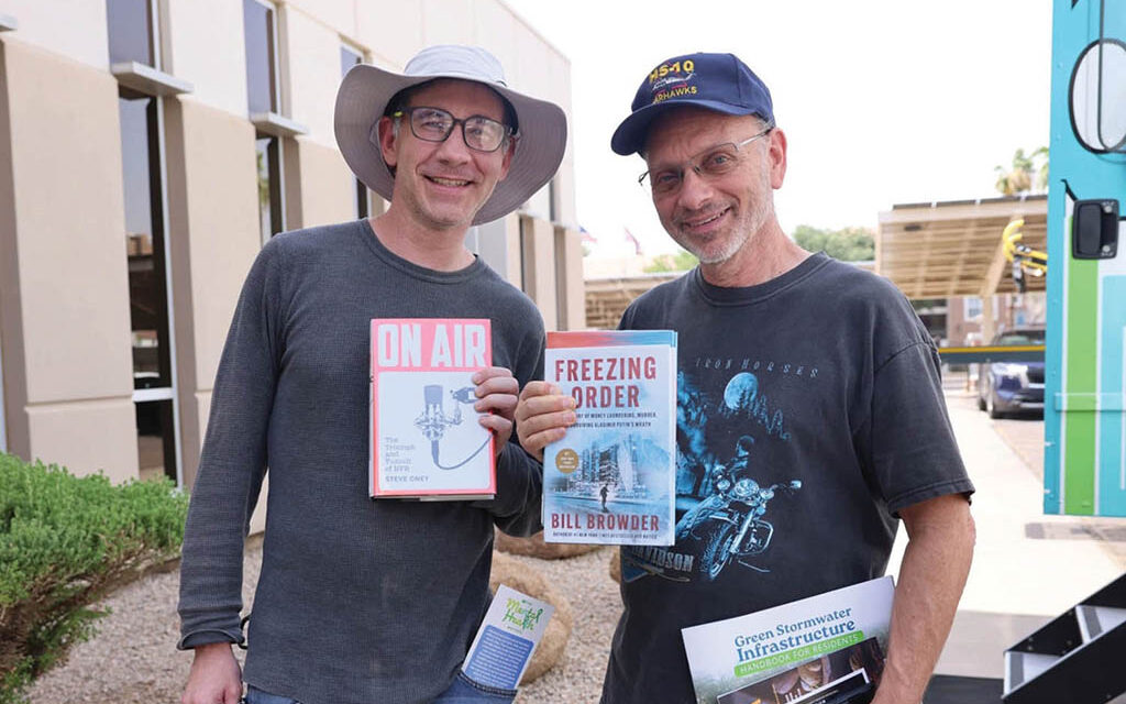 Bookmobile visits VA center