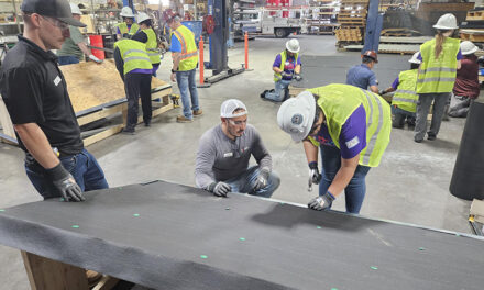Girls explore construction-related trades