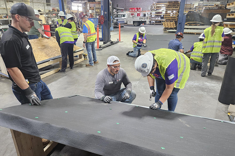 Girls explore construction-related trades