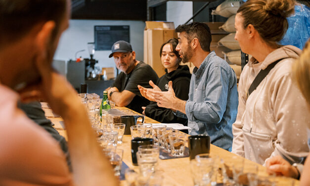 Local roaster hosts coffee class