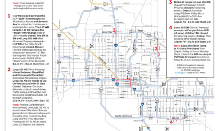 Weekend Freeway Travel Advisory, Sept. 12-15