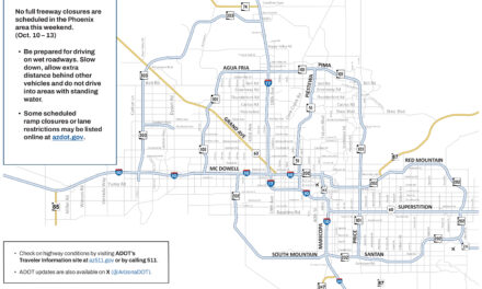 Weekend Freeway Travel Advisory – Oct. 10-13