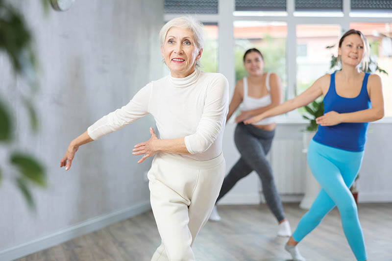 Classes help you get active, stay curious