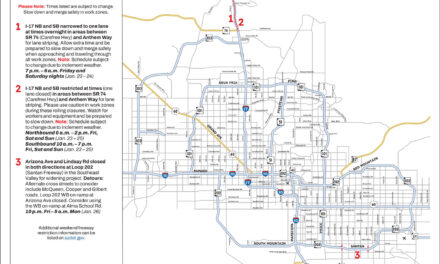 Weekend Freeway Travel Advisory – Jan. 23-26