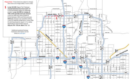Weekend Freeway Travel Advisory – Feb. 13-15