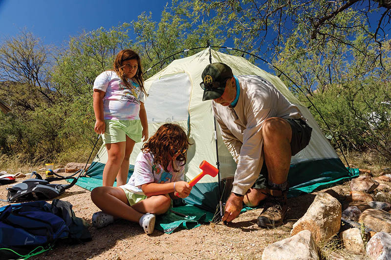 Program offers camping experience
