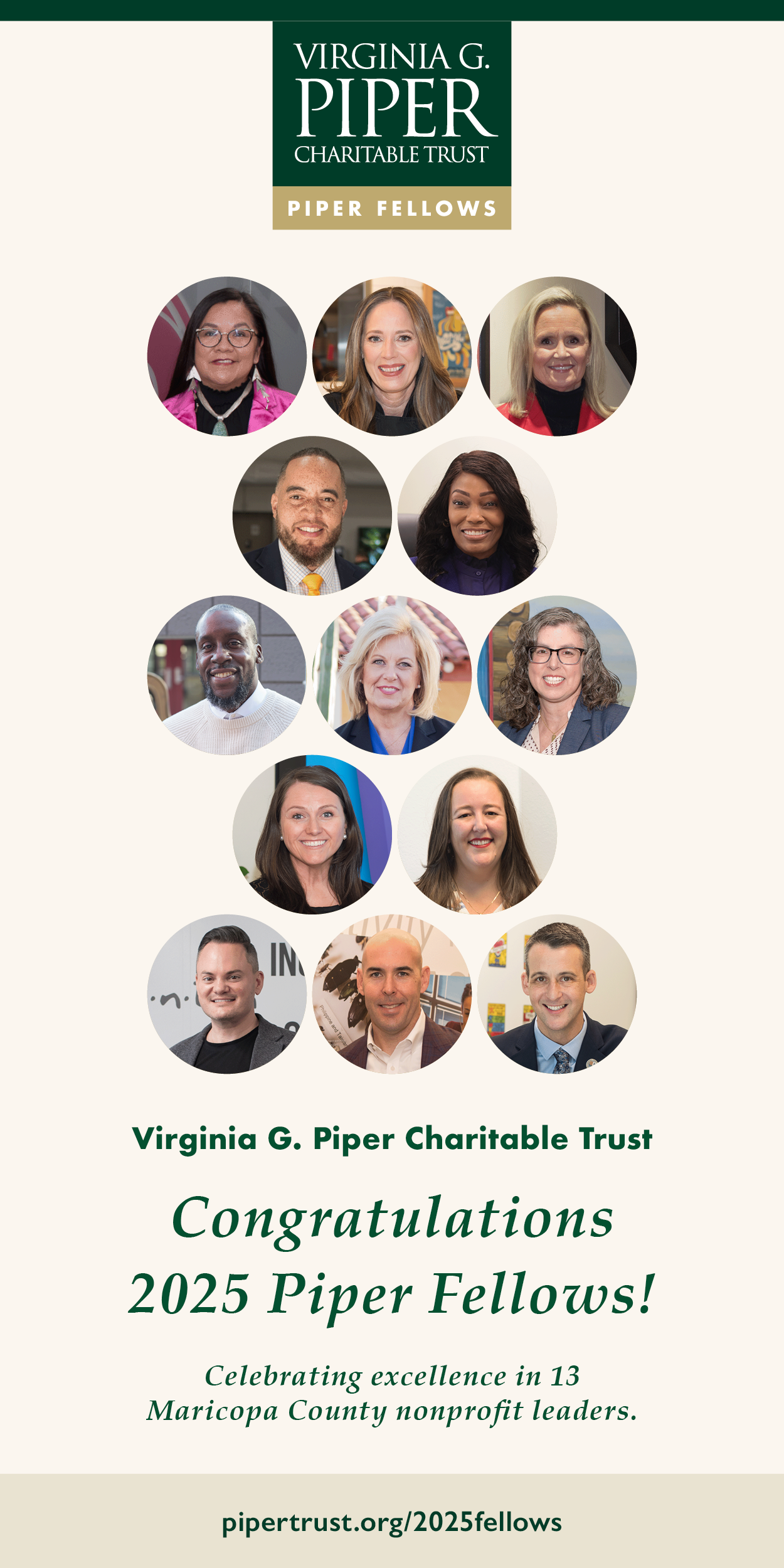 Piper Trust 2025 Fellows
