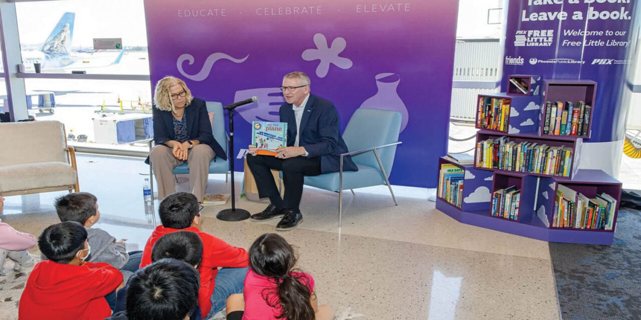 Little Library debuts at airport