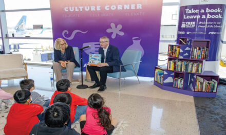 Little Library debuts at airport