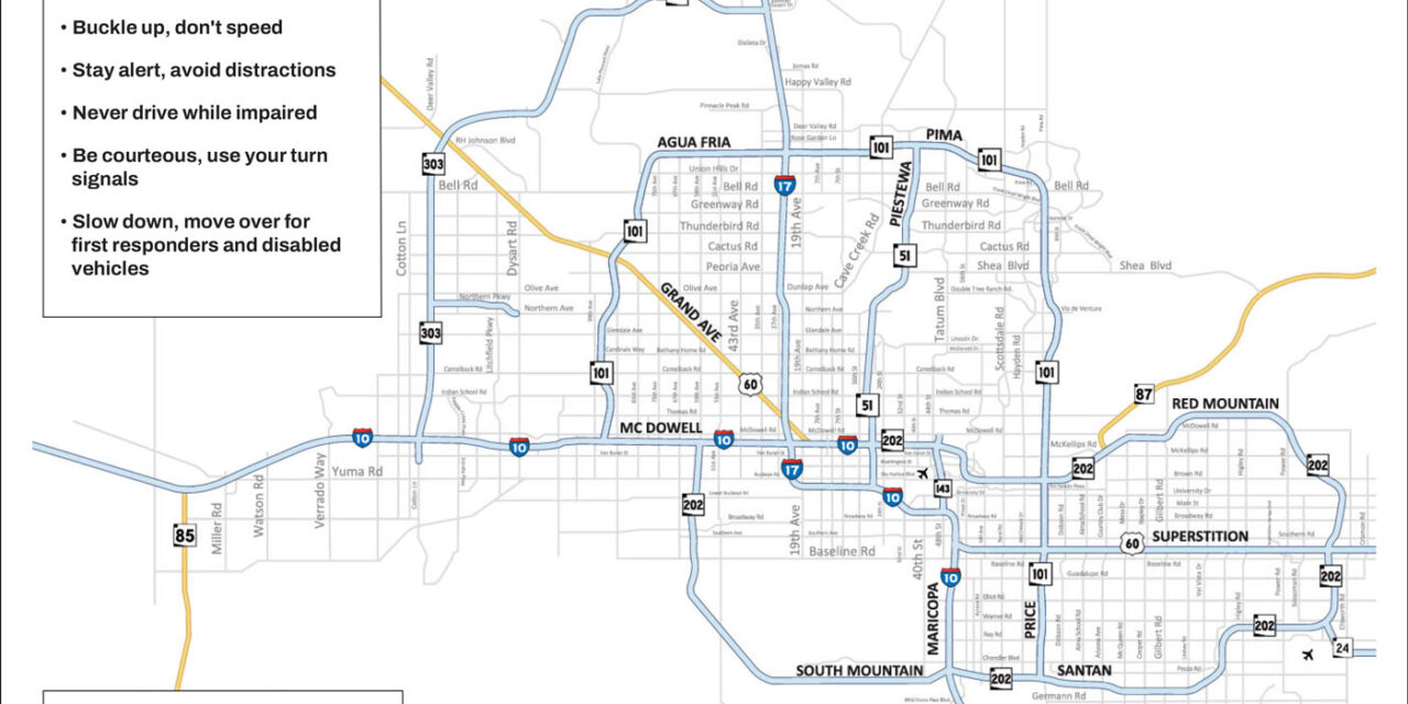 Weekend Freeway Travel Advisory – April 3-6