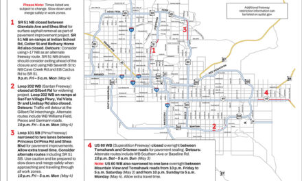 Weekend Freeway Travel Advisory – May 1-4