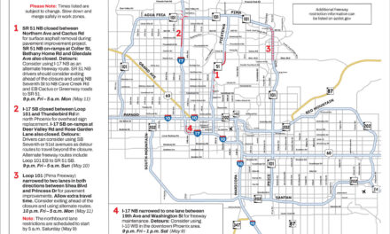 Weekend Freeway Travel Advisory – May 8-11