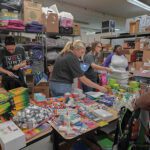 Organization collects school supplies