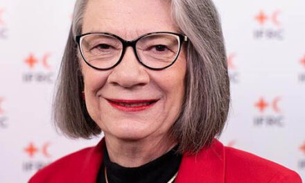 Red Cross leader recognized