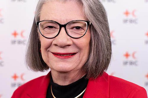Red Cross leader recognized