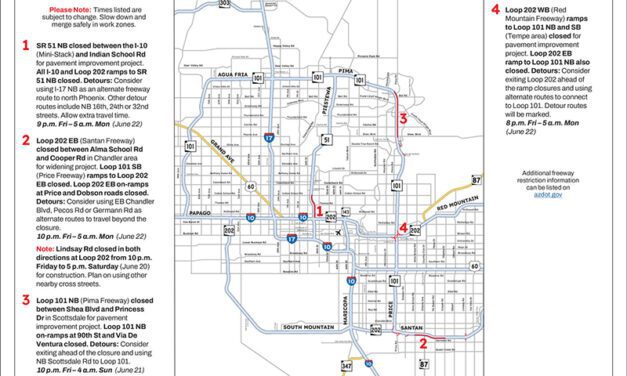 Weekend Freeway Travel Advisory – June 19-22
