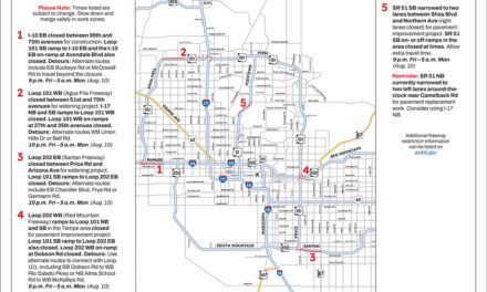 Weekend Freeway Travel Advisory – Aug. 7-10