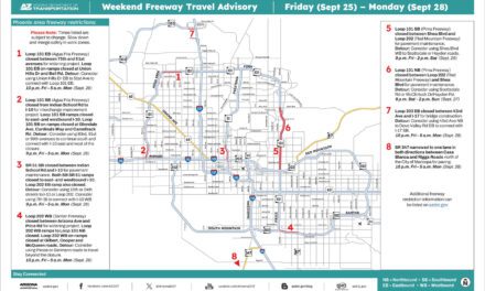 Weekend Freeway Travel Advisory – Sept. 25-28