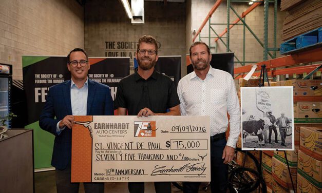 Earnhardt makes surprise donation
