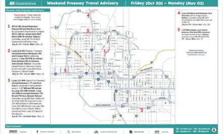 Weekend Freeway Travel Advisory – Oct. 30-Nov. 2